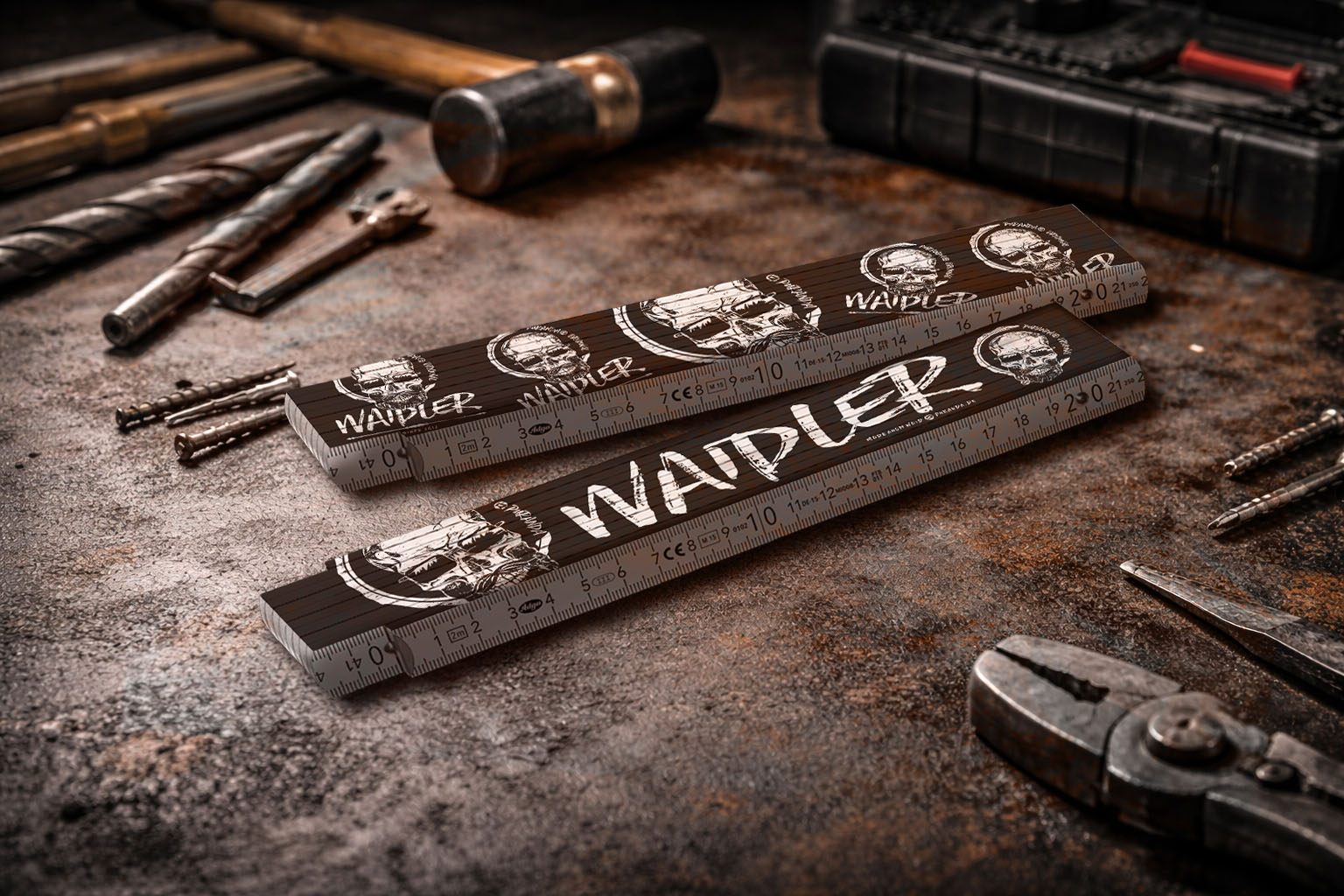 Werkzeuge Auto Meterstab aus Holz 91980