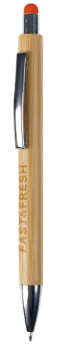 Kugelschreiber New York Stylus aus Bambus mit Standard